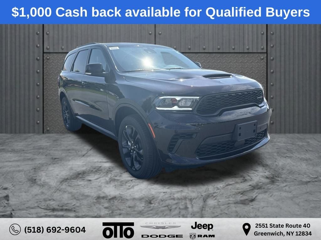 2026 Dodge Durango DURANGO GT PLUS AWD in Red Oxide Exterior Paint — front three-quarter view